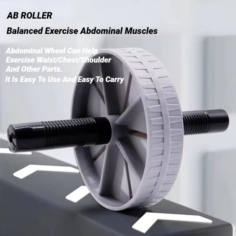 1 Pc Household Silent Abdominal Workout Roller, Abdominal Exercise Wheel for Workout Body Building, Waist & Tummy Slimming