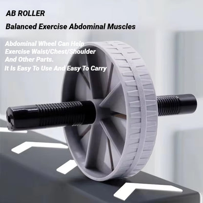 1 Pc Household Silent Abdominal Workout Roller, Abdominal Exercise Wheel for Workout Body Building, Waist & Tummy Slimming